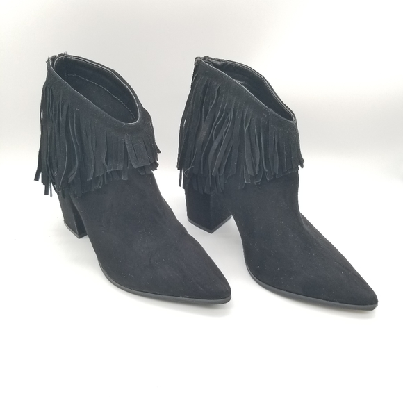 Kenneth Cole reaction PullAshore Ankle Fringe Boot - Picture 1 of 5